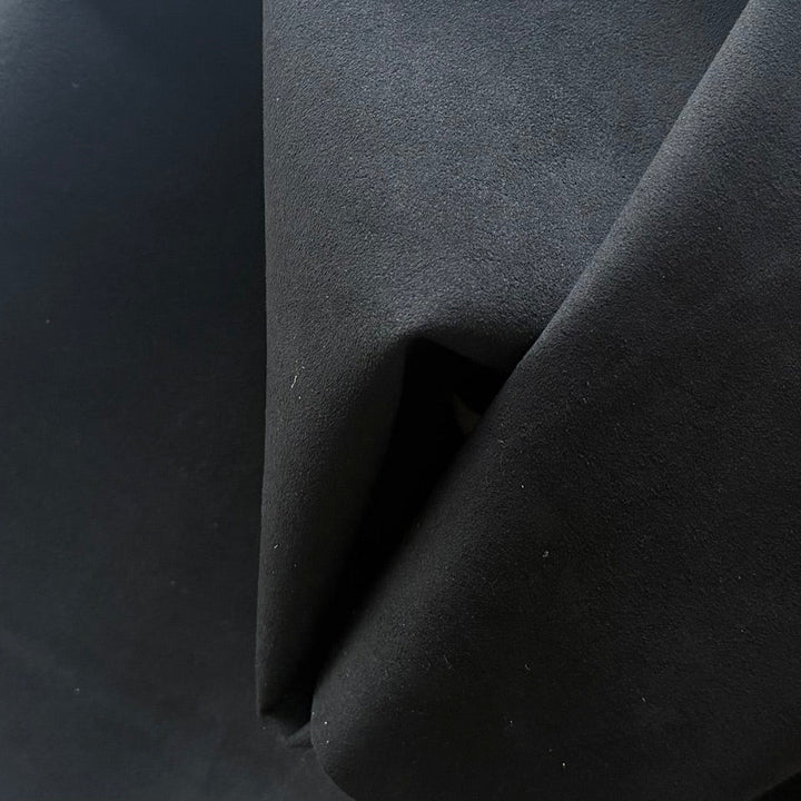 Mid-Weight Black Upholstery Ultra Suede (Made in Japan)