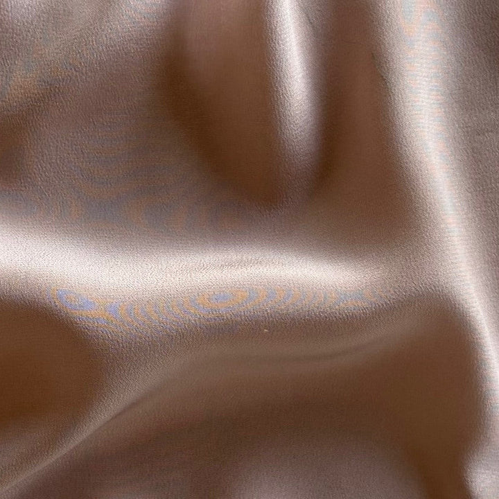 Lustrous Blush Mist Silk Crepe de Chine (Made in Italy)