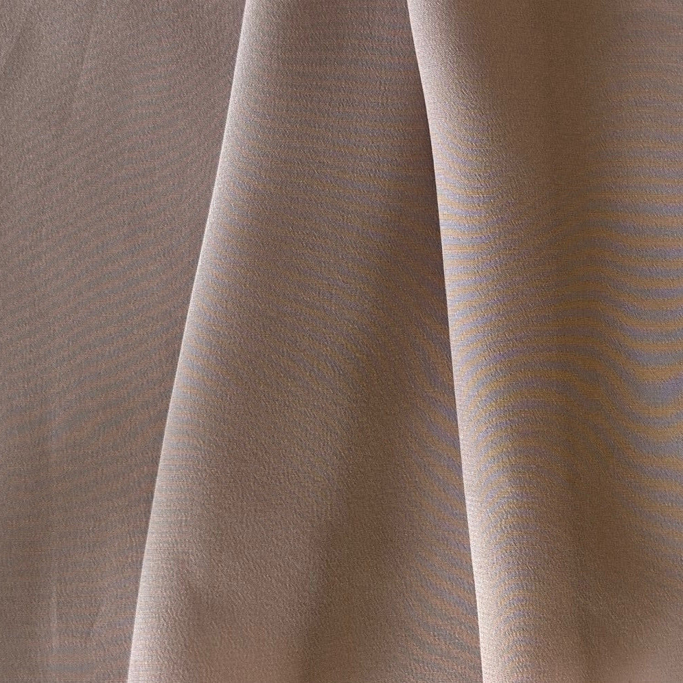 Lustrous Blush Mist Silk Crepe de Chine (Made in Italy)