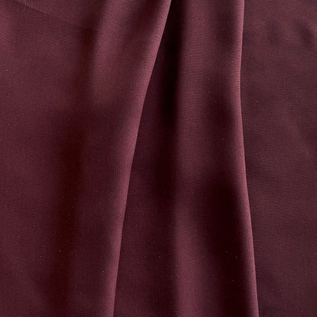 Merlot Punch Silk Crepe de Chine (Made in Italy)