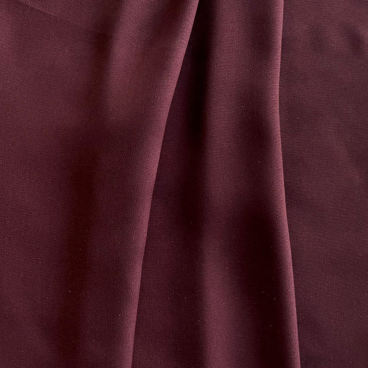 Merlot Punch Silk Crepe de Chine (Made in Italy)