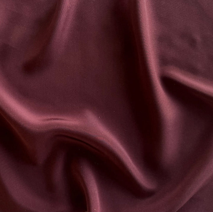 Merlot Punch Silk Crepe de Chine (Made in Italy)