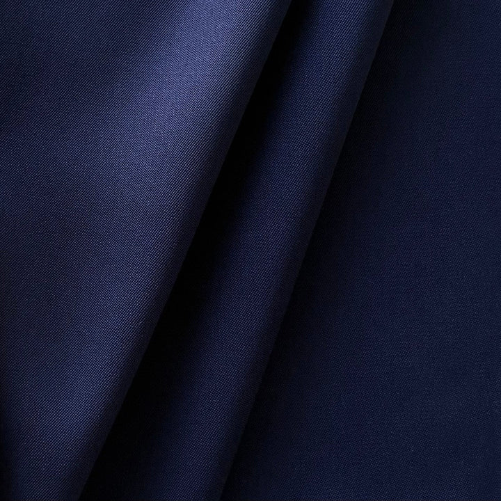 Mid-Weight Cool Sapphire Blue Wool Gabardine (Made in Italy)