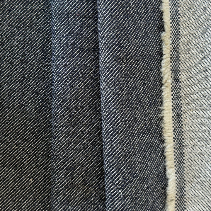 Dior Couture Indigo Wool & Silk Blend Denim Twill (Made in Italy)