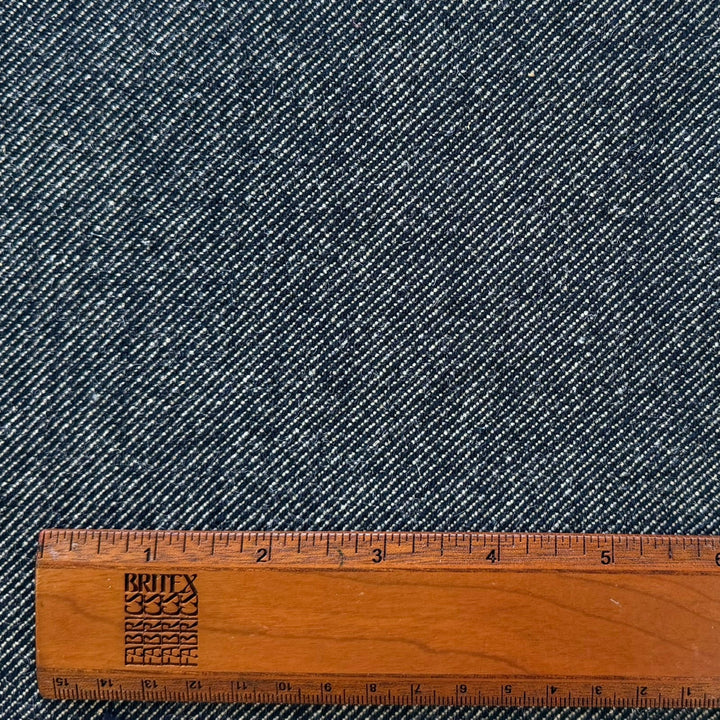 Dior Couture Indigo Wool & Silk Blend Denim Twill (Made in Italy)