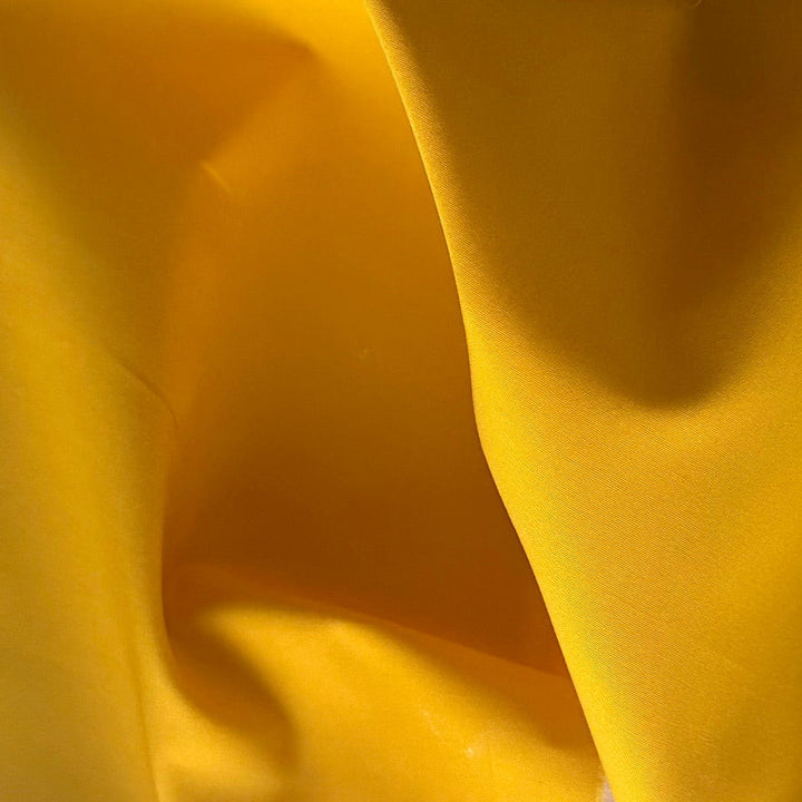 Mid-Weight Pencil Yellow Crisp Cotton Poplin (Made in Italy)