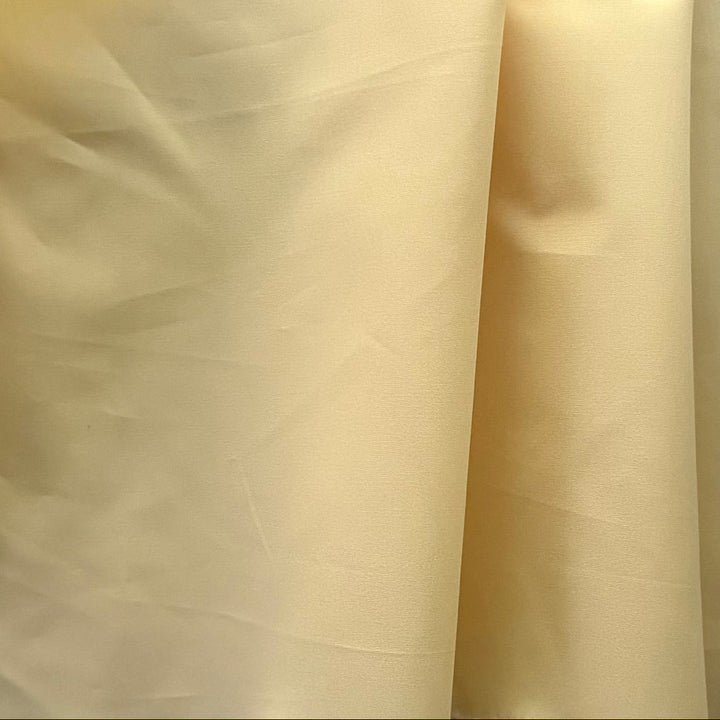 Mid-Weight Sweet Pastel Yellow Crisp Cotton Poplin (Made in Italy)
