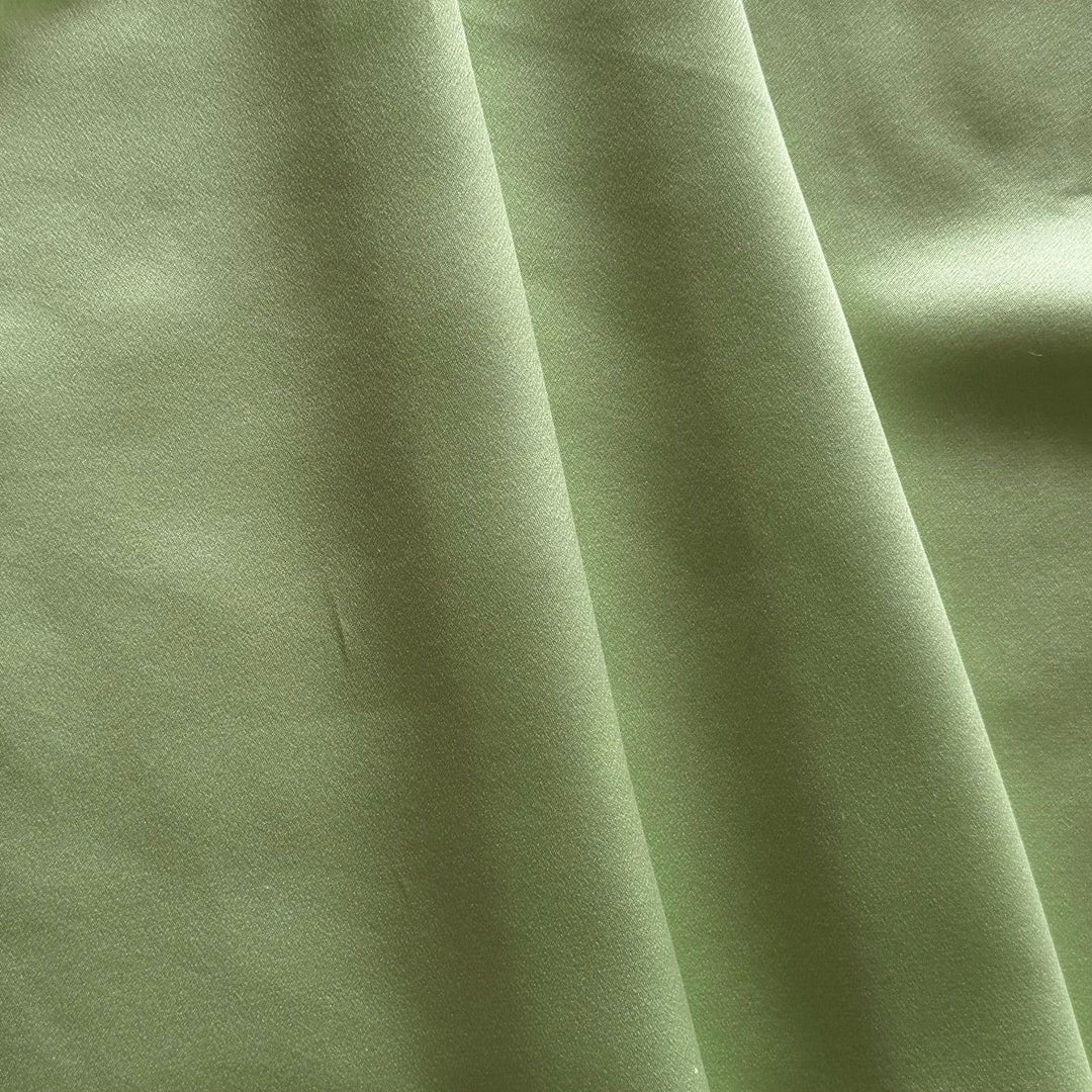 Tea Green Mist Cotta 30 Mumme 3-Ply Silk Crepe (Made in Korea)