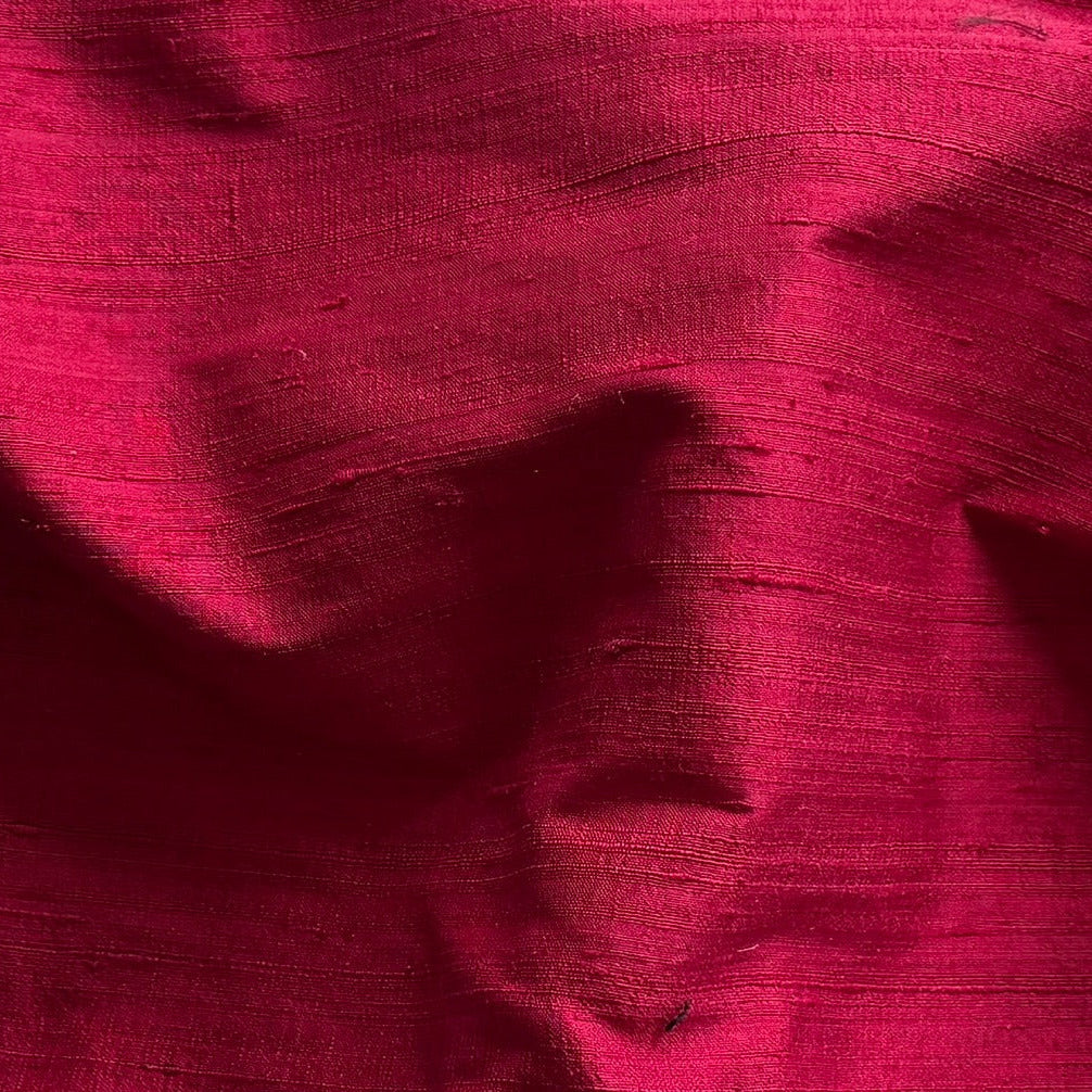 Raspberry Crush Silk Dupioni (Made in India)