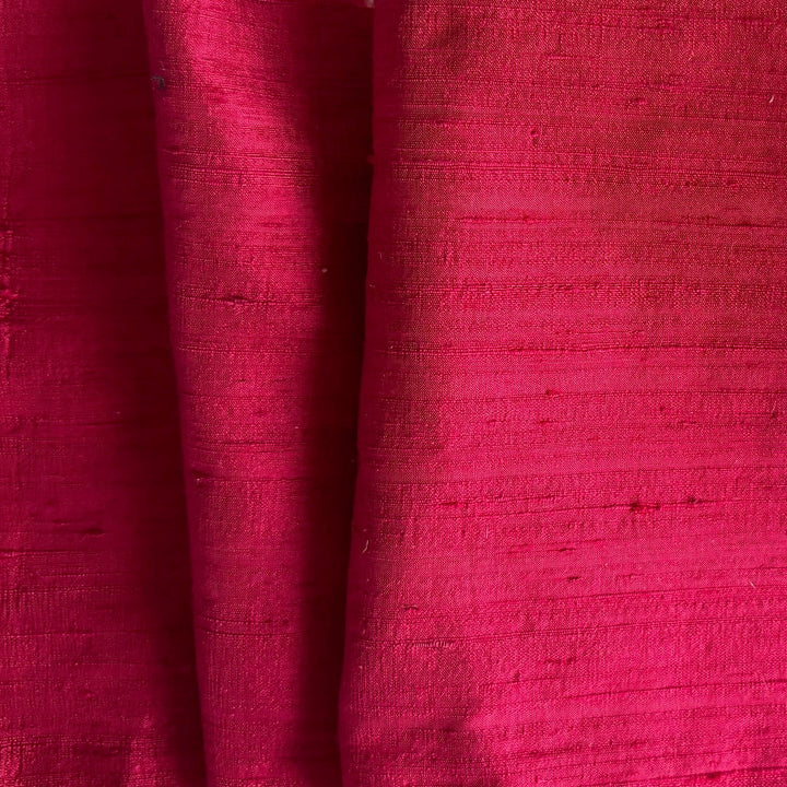 Raspberry Crush Silk Dupioni (Made in India)