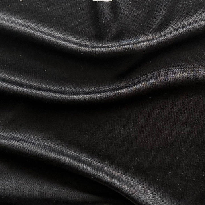 Lighter-Weight Onyx Silk Jersey Knit (Made in Korea)