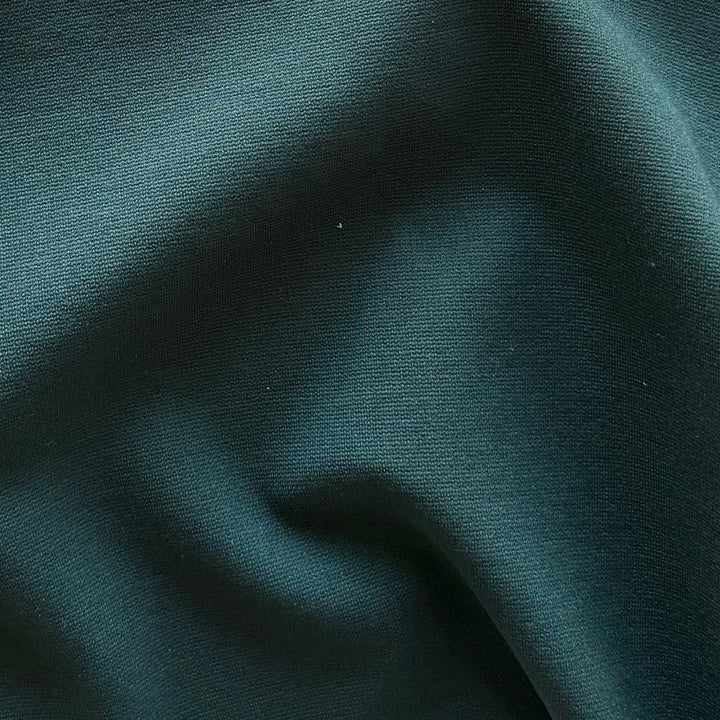 Mid-Weight High Quality Hunter Green Rayon Viscose Blend Ponte Double-Knit