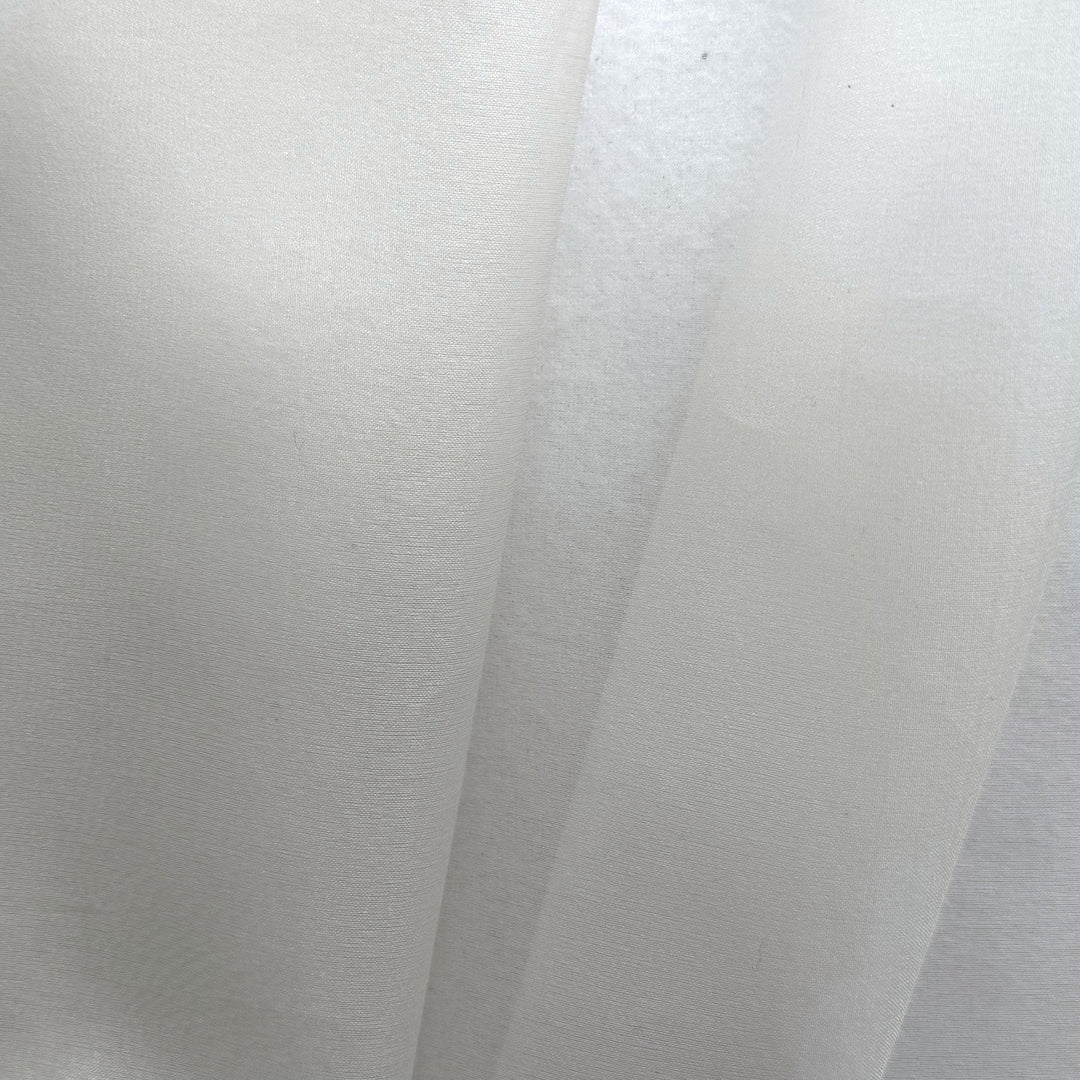 Sheer Dyeable Silk White Silk Organza