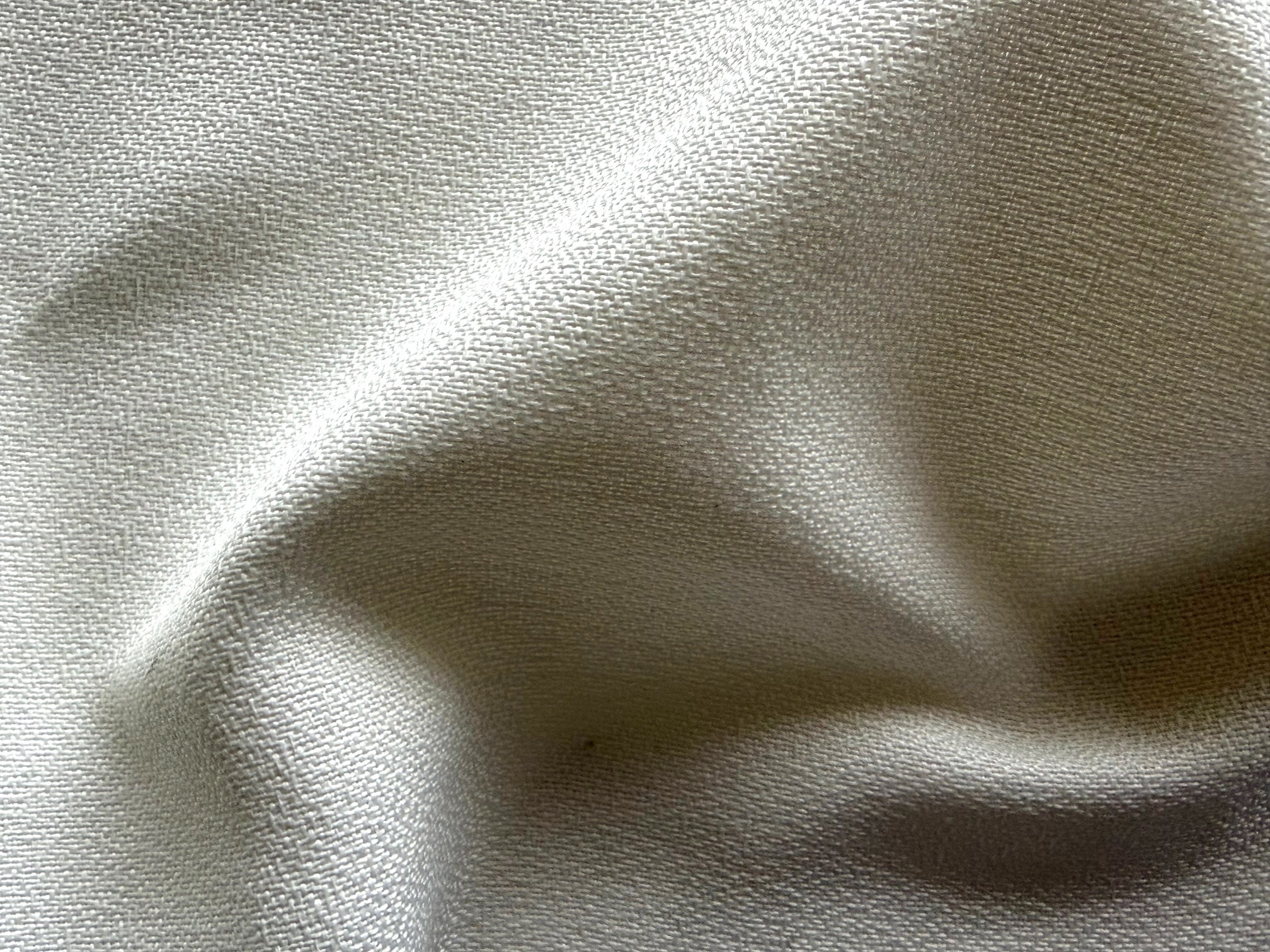 Wool Fabric, Selvedged Walnut Brown Worsted Wool Gabardine (Made