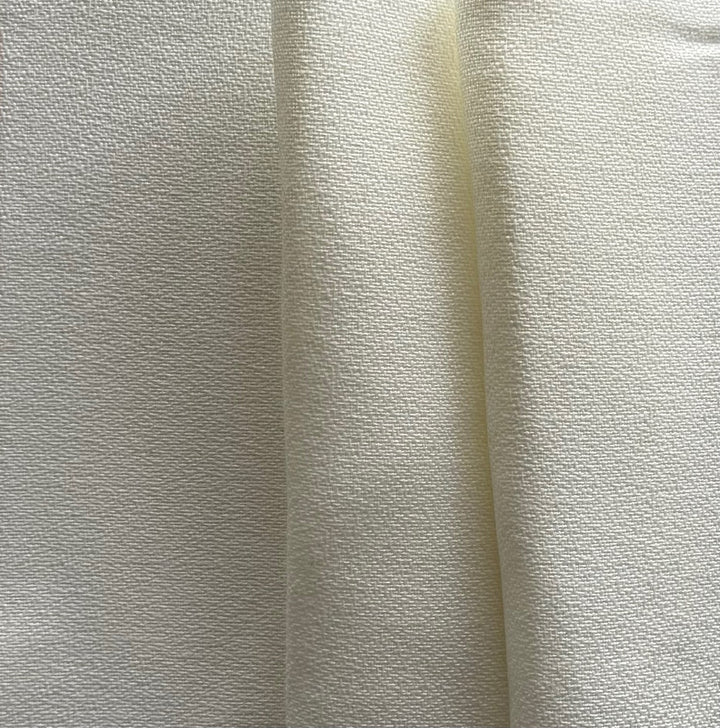 Fire Retardant Vanilla Mist Polyester Crepe