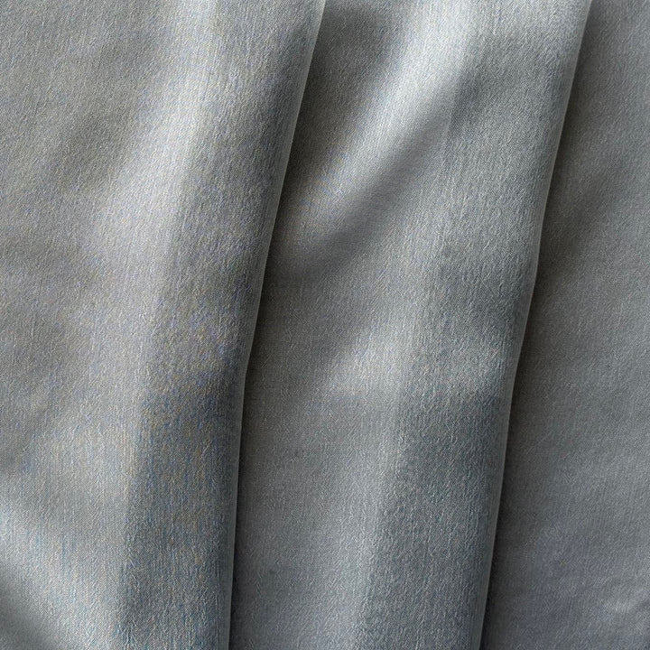 Semi-Sheer Cross-Woven Two-Tone Nickel Polyester Chiffon