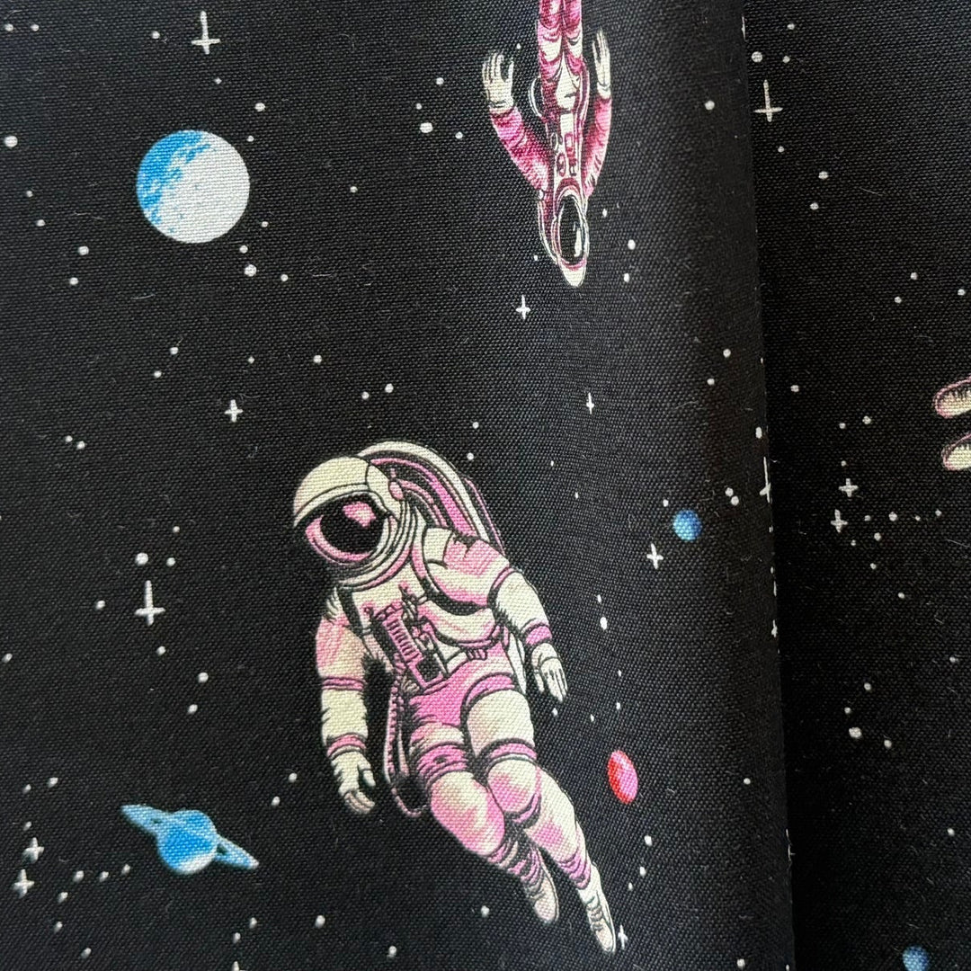 Zero Gravity Black Quilting Cotton (Made in Japan)