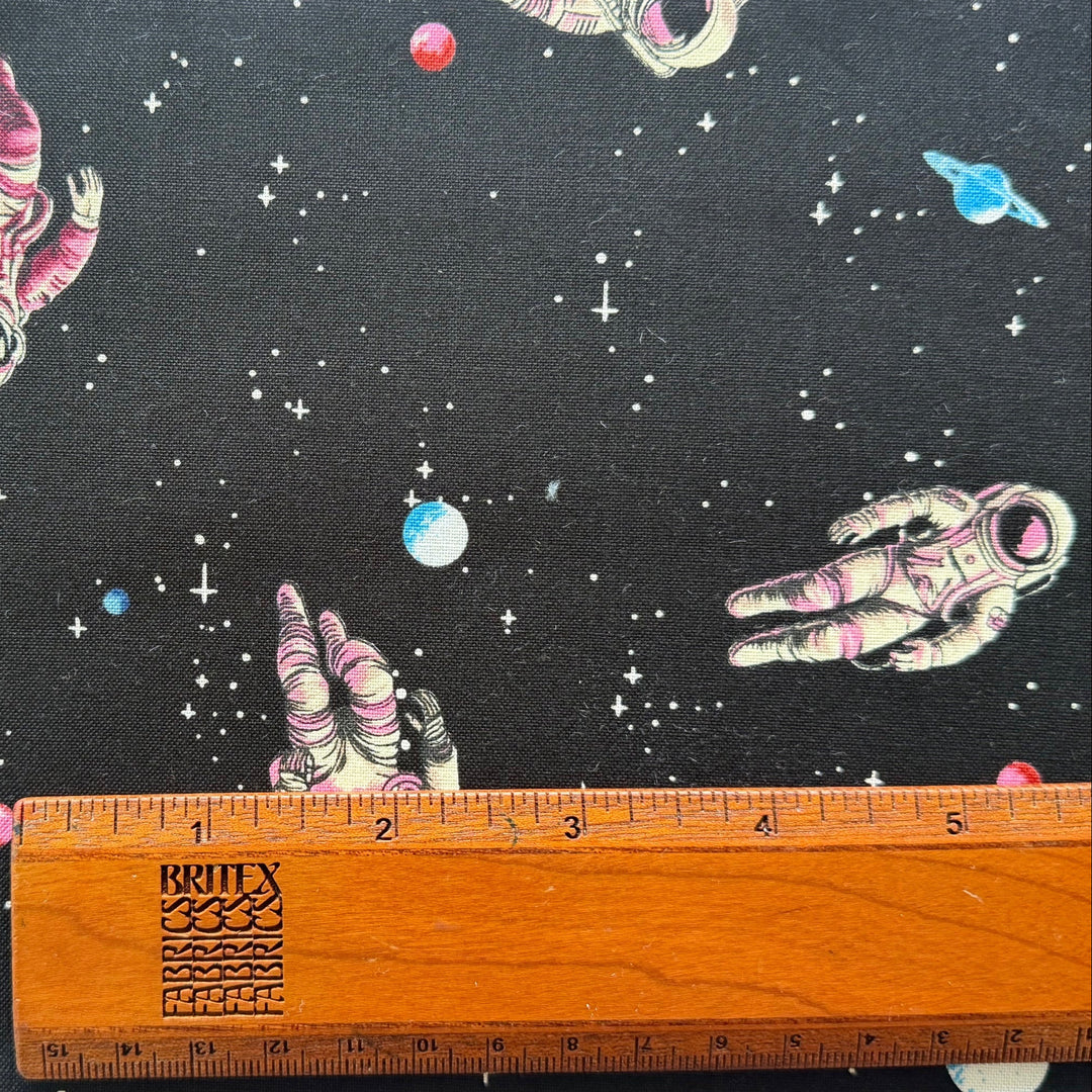 Zero Gravity Black Quilting Cotton (Made in Japan)