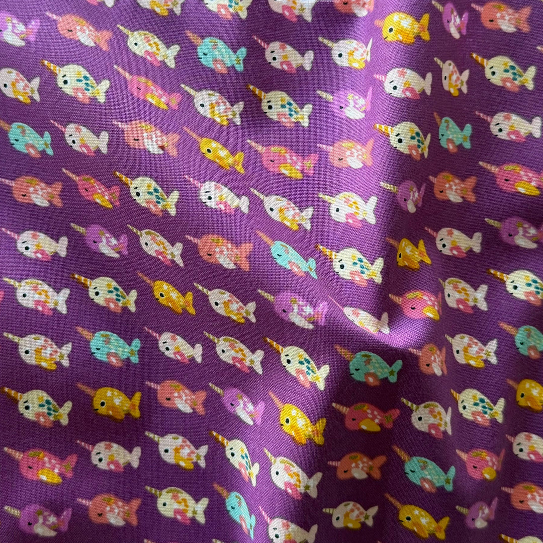 Wanderlust & Ocean Dust Purple Quilting Cotton (Made in Japan)