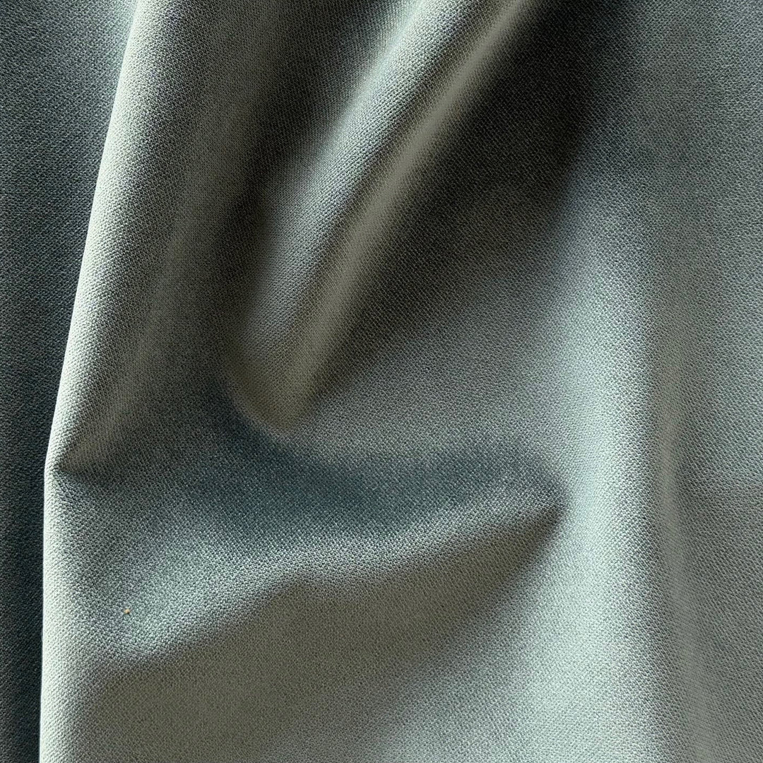 High-End Artichoke Green Fire Retardant Polyester Velvet (Made in Italy)