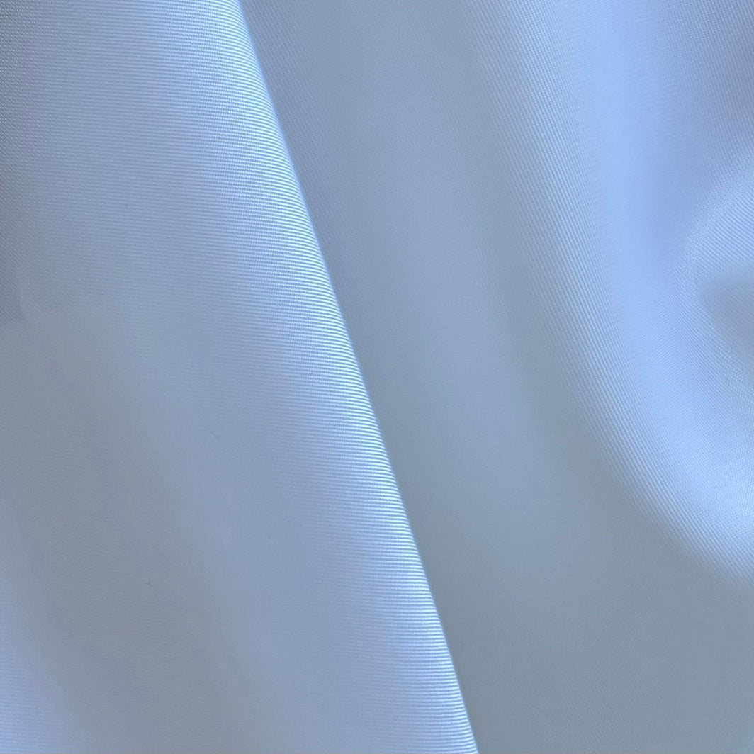 Bright White Cupro Rayon Bemberg Twill Lining (Made in Italy)