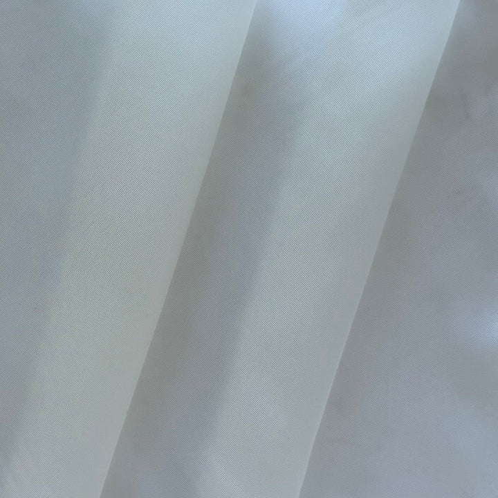 Off White Cupro Rayon Bemberg Twill Lining (Made in Italy)