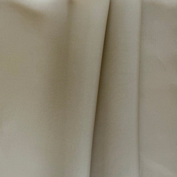Sandy Beige Cupro Rayon Bemberg Twill Lining (Made in Italy)