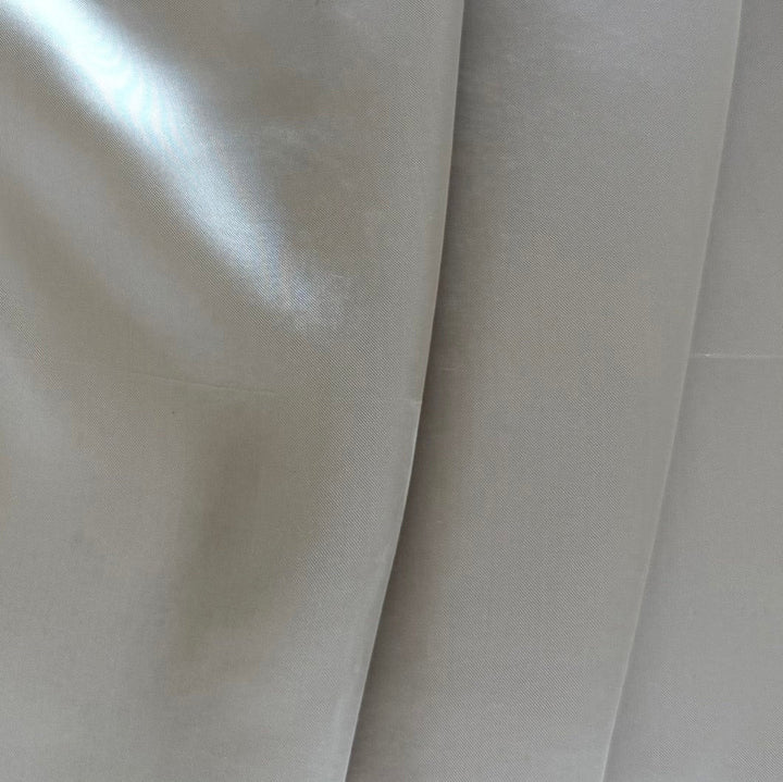 Designer Platinum Pearl Cupro Rayon Bemberg Twill Lining (Made in Italy)
