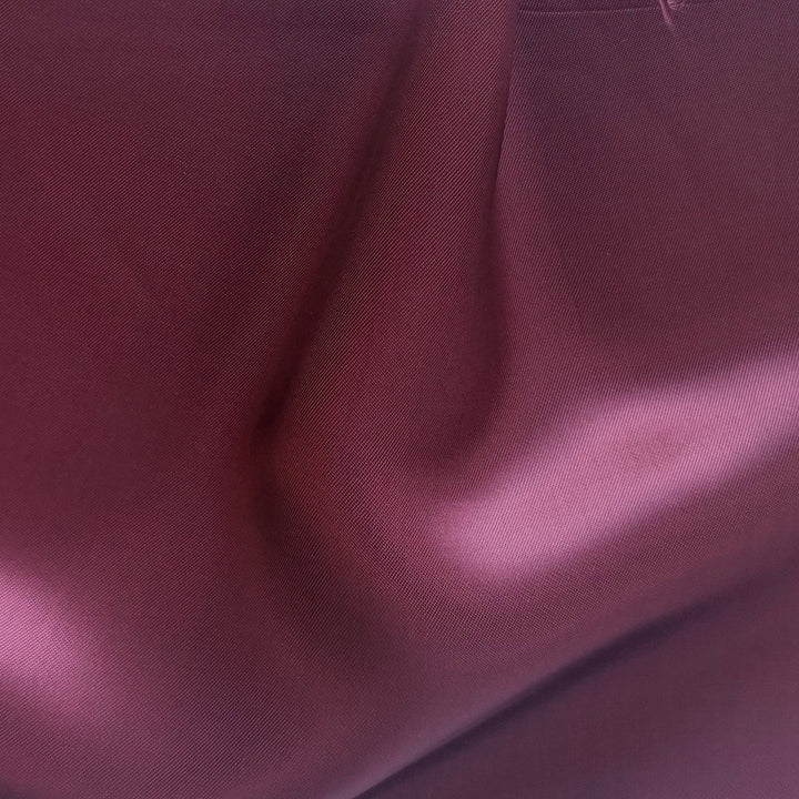 Burgundy Wine Cupro Rayon Bemberg Twill Lining (Made in Italy)
