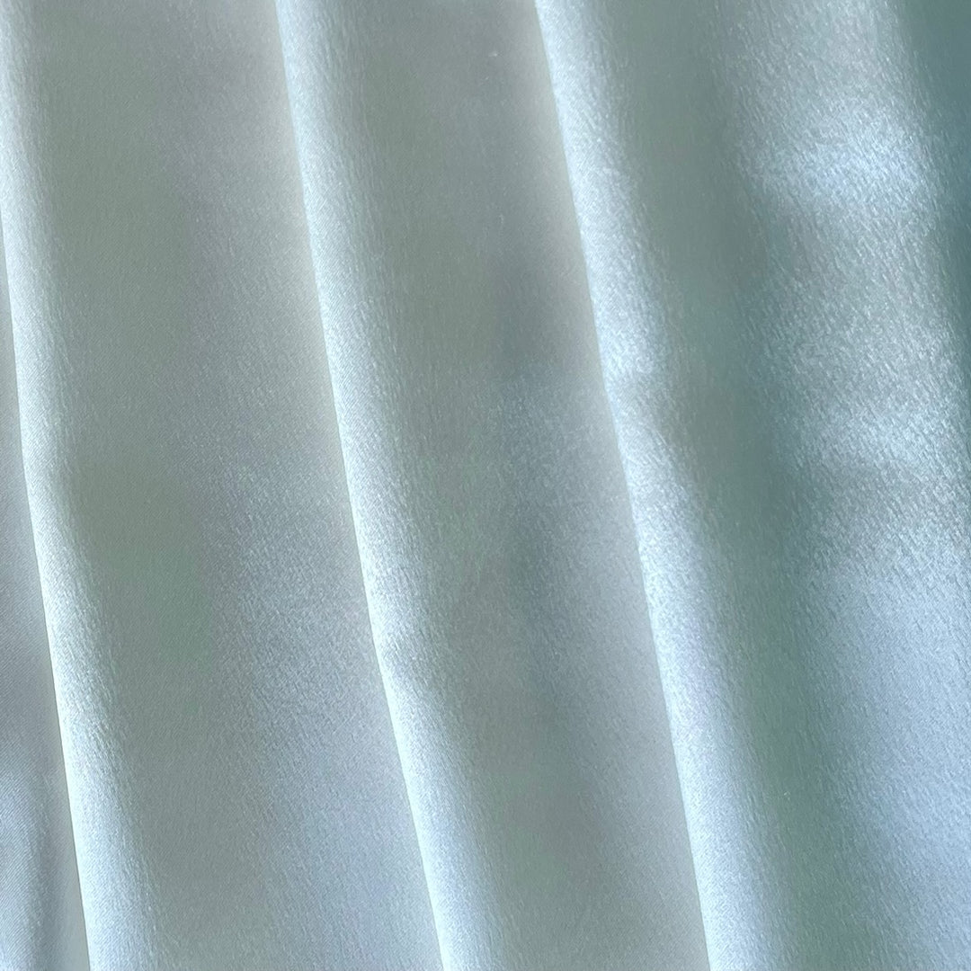 Ivory Dream Polyester Crepe Back Satin (Made in Japan)