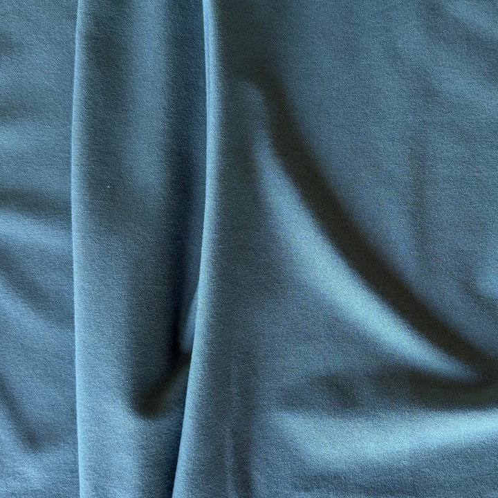 Butter Soft Storm-Cloud Blue Micromodal Jersey Knit (Made in USA)