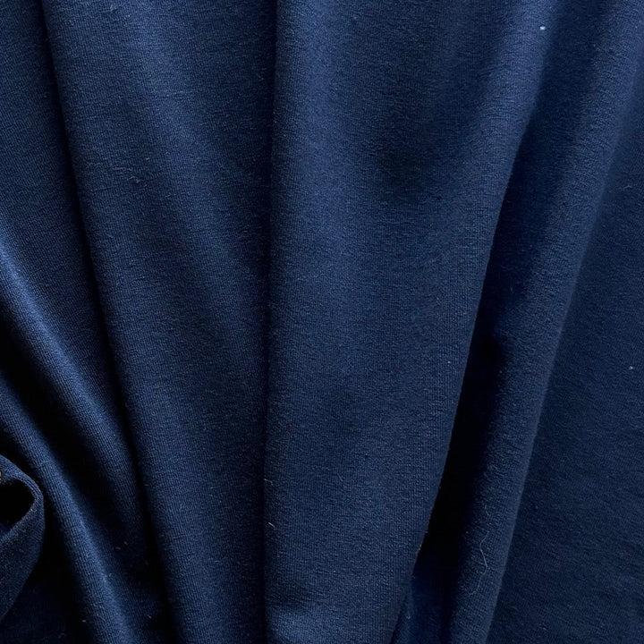 Butter Soft Classic Navy Blue Micromodal Jersey Knit (Made in USA)