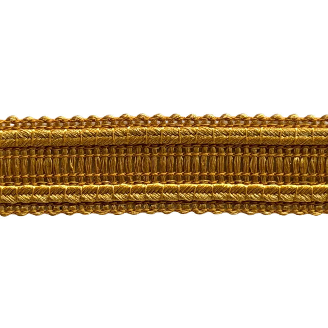3/4" Saffron Braided Gimp Trim (Made in France)