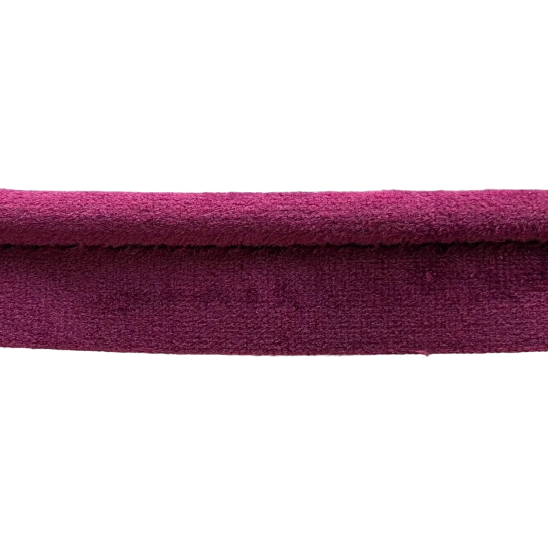 7/8" Raspberry Pie Velvet Piping Trim (Made in France)