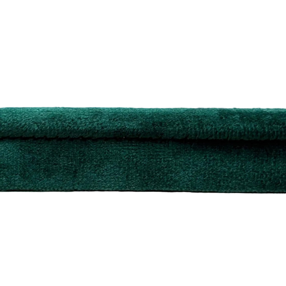 7/8" Spruce Green Velvet Piping Trim (Made in France)