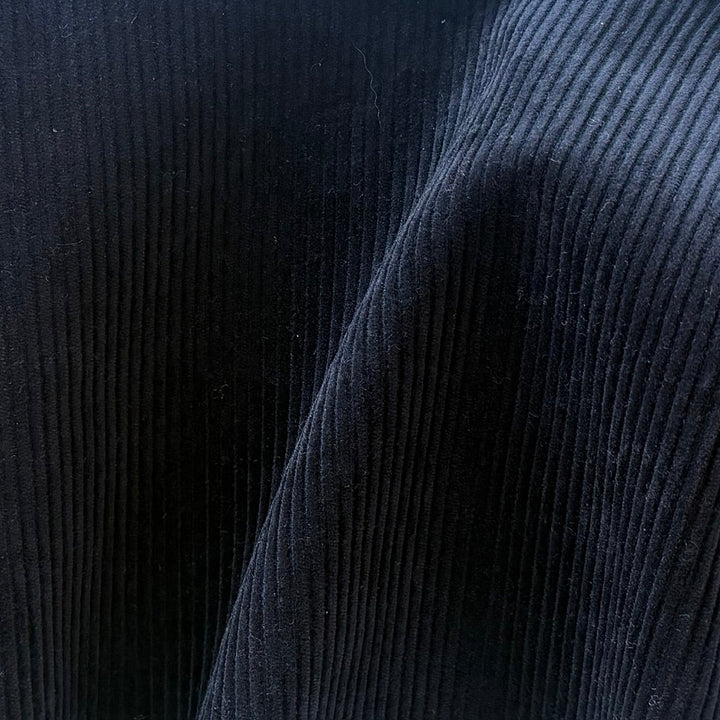 Moncler Ravens's Wing Blue-Black Mid-Wale Cotton Corduroy (Made in Italy)