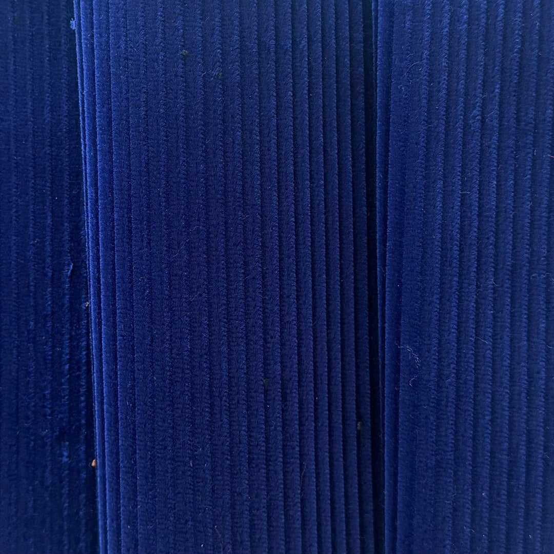 Moncler Royal Blue Backed Stretch Mid-Wale Cotton Corduroy (Made in Italy)