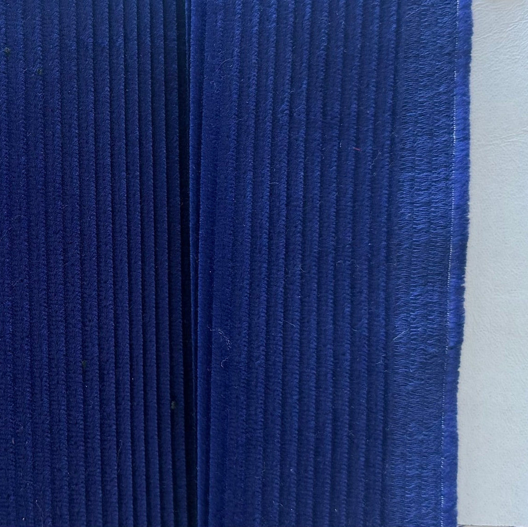 Moncler Royal Blue Backed Stretch Mid-Wale Cotton Corduroy (Made in Italy)