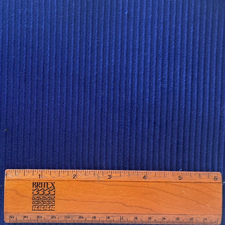 Moncler Royal Blue Backed Stretch Mid-Wale Cotton Corduroy (Made in Italy)