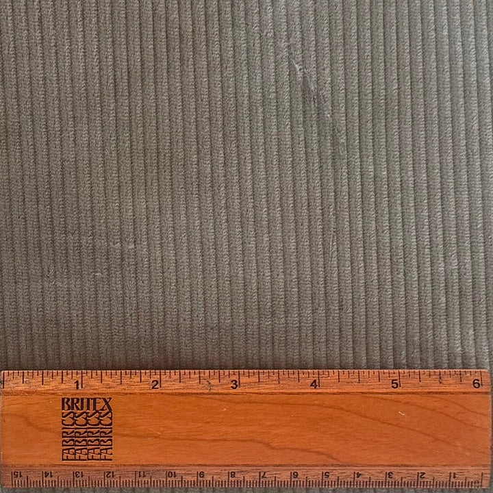 Moncler Pigeon Grey Stretch Mid-Wale Cotton Corduroy (Made in Italy)