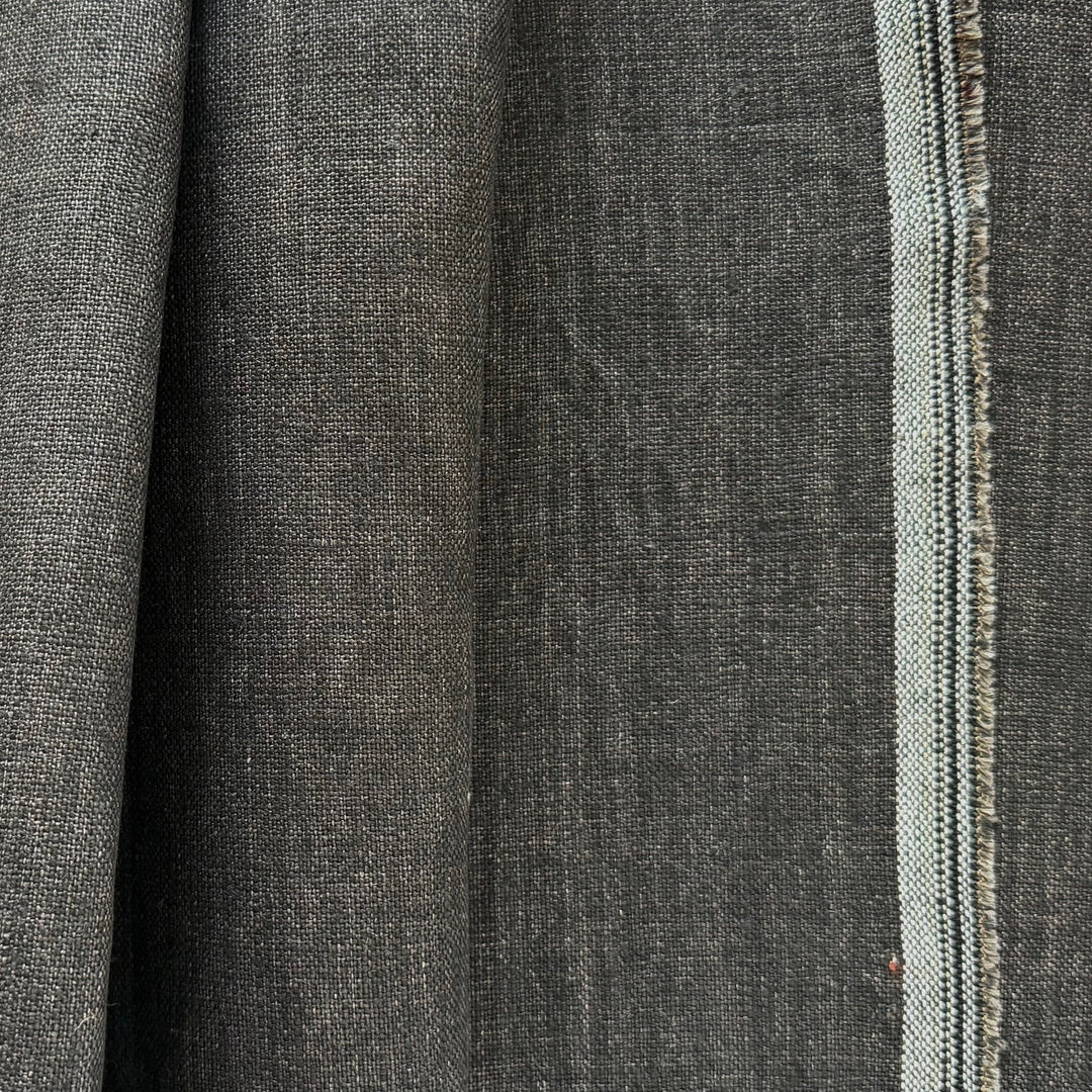 Mid-Weight Weathered Pebble Grey Linen (Made in Poland)