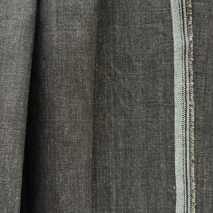 Mid-Weight Weathered Pebble Grey Linen (Made in Poland)