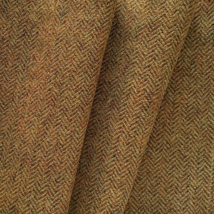 Curried Bronze Herringbone Soft Shetland Wool (Made in Ireland)