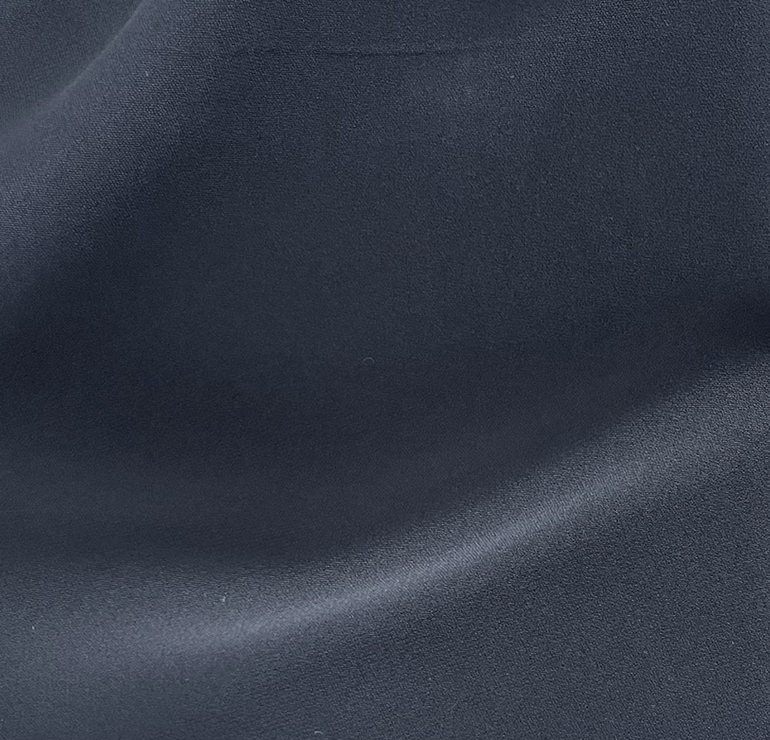 Heavy Luxurious Onyx 4-Ply Rayon Viscose Crepe (Made in Italy)