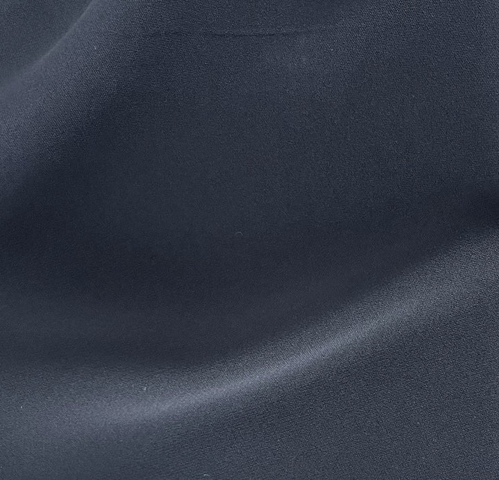 Heavy Luxurious Onyx 4-Ply Rayon Viscose Crepe (Made in Italy)