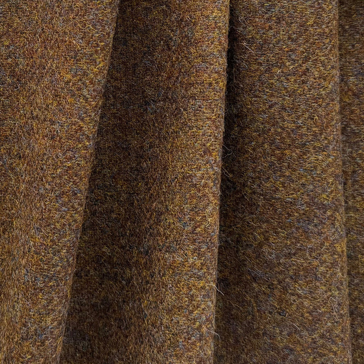 Russet Understated Herringbone Wool Tweed (Made in Ireland)