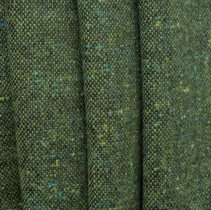Handsome Basil Green & Coal Wool Tweed (Made in Ireland)