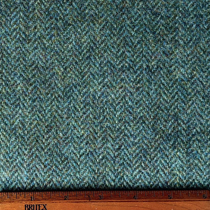 Tranquil Sea Moss Wool Herringbone (Made in Ireland)