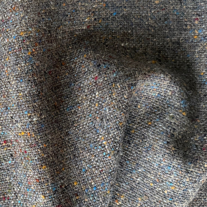 Dashing Oxford Grey Wool Tweed (Made in Ireland)