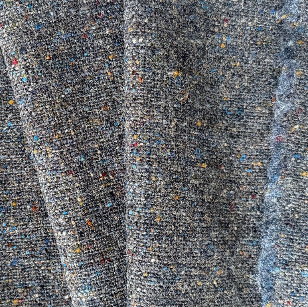 Dashing Oxford Grey Wool Tweed (Made in Ireland)